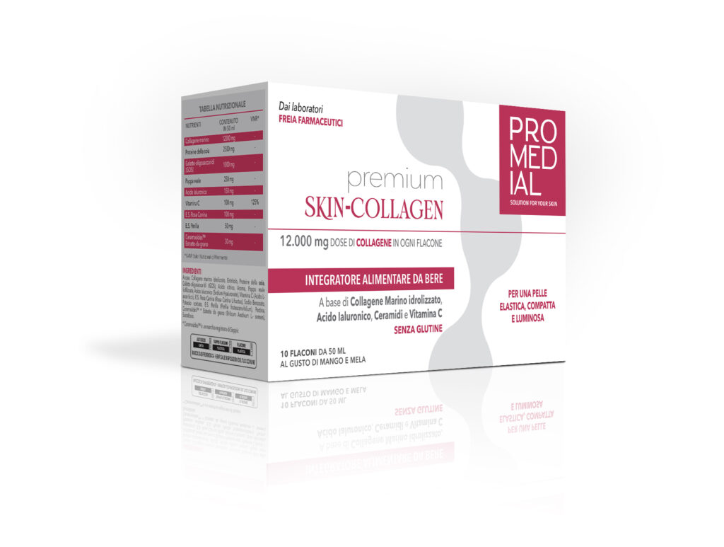 Promedial premium skin-collagen packaging secondario
